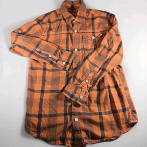 Gap Kids Boys Orange Size XL 12 Long Sleeve Shirt Cotton